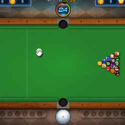 【終了】ビリヤードバトル ゲーム画面1